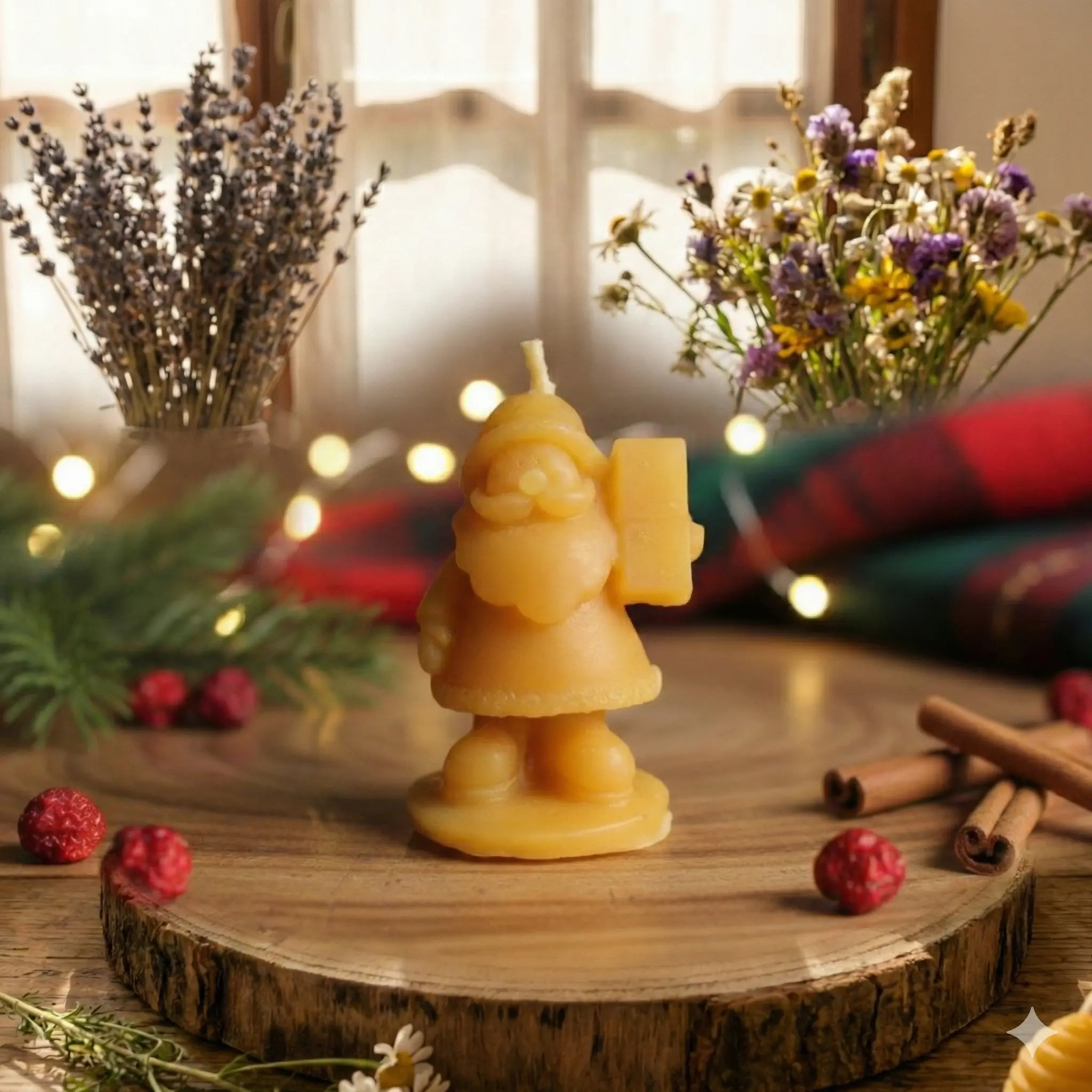 Vela cera papa Noel - Imagen 2