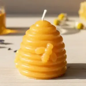 Vela artesanal de cera - colmena
