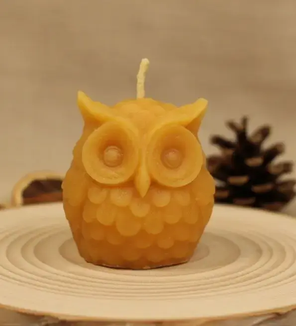 Vela cera búho